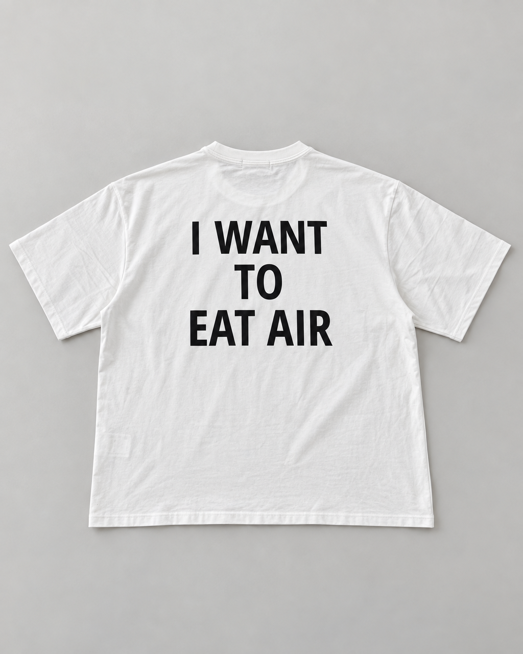 Back of AIR 001 Statement back T-shirt