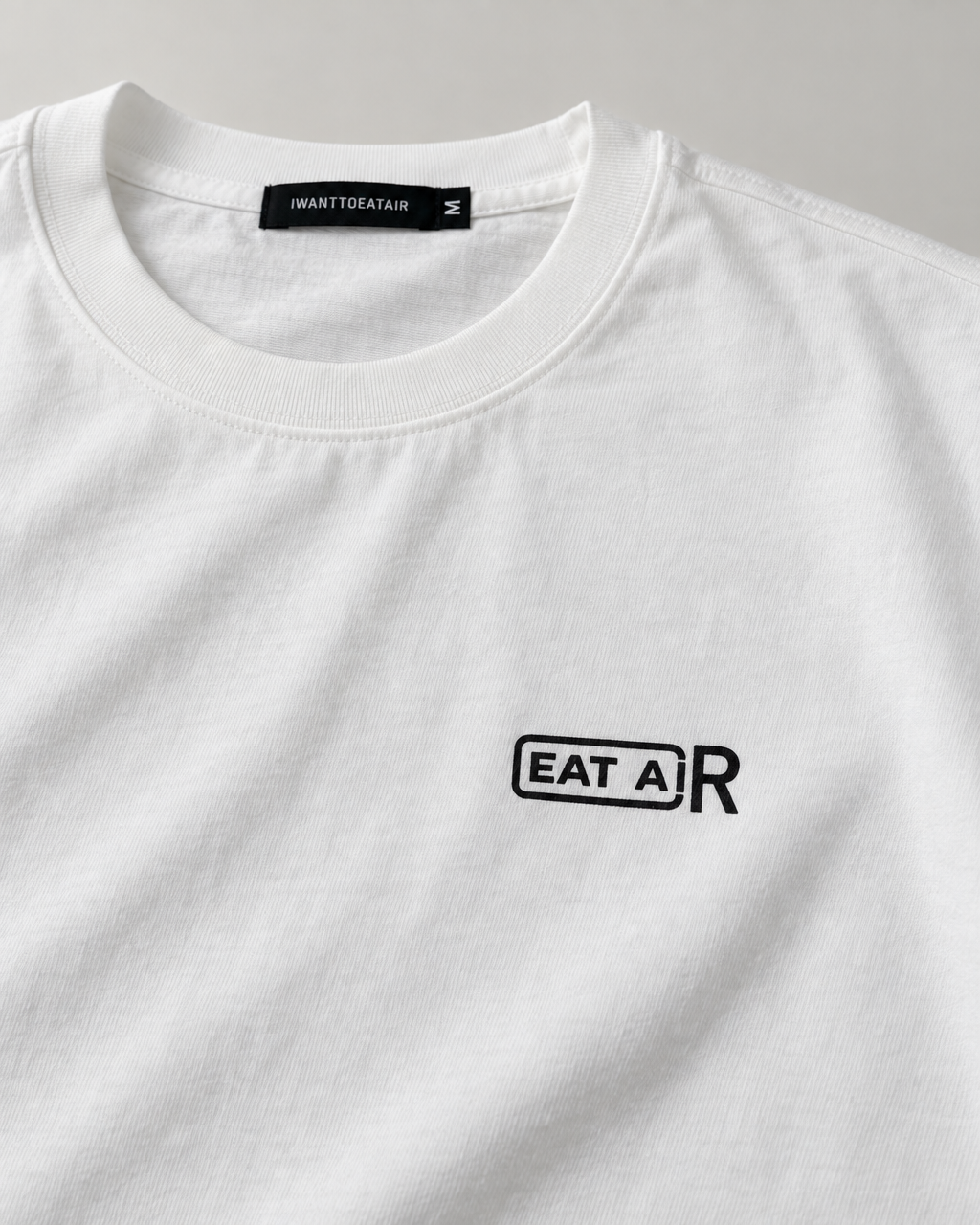 AIR 001 chest logo and cotton texture